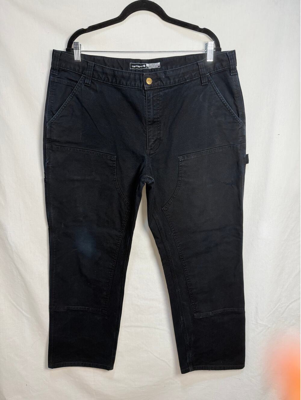 Carhartt Mens Rugged Flex Relaxed Fit Duck Double Front Utility Work Pants 40X30